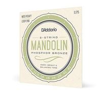 D'Addario Corde per mandolino EJ75 Phosphor Bronze – Tensione Media/Alta 11.5-41