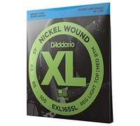 D'Addario Corde per Basso Elettrico XL Nickel 45-105, Scala Super Lunga | Le corde per basso elettrico XL Nickel offrono timbro brillante, feeling uniforme e lunga durata.