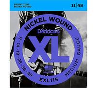 D'Addario Corde per chitarra elettrica EXL115 Nickel Blues/Jazz