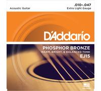 D'ADDARIO EJ15 CORDE PER CHITARRA ACUSTICA 10-47