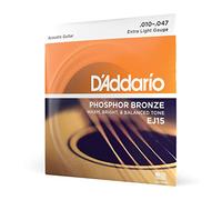 D'Addario EJ15 Set Corde Acustica EJ Phosphor BRZ RND WND, 10-47