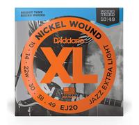 D'Addario EJ20 Jazz Extra Light Gauce Corde x Chitarra Elettrica in Nickel 10-49