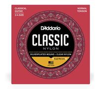 D'Addario EJ27N 3/4 Normal Tension Corde x Chitarra Classica in Nylon x Studenti