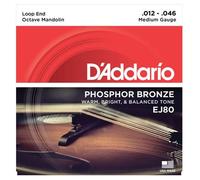 D'ADDARIO EJ80 CORDE PER OCTAVE MANDOLIN PHOSPHOR BRONZE 12-46