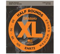 D'Addario Set 4 corde basso ENR72 Half Rounds 50-105 (.050-.105) Warm/Bright
