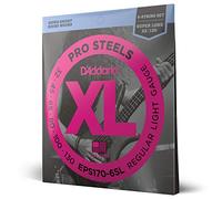 Corde D’Addario EPS170-6SL ProSteels per basso, 6 corde, Light, 30-130, Super Long Scale
