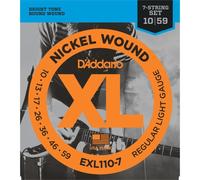 D'Addario EXL110-7 Regular Light 7 String 10-59
