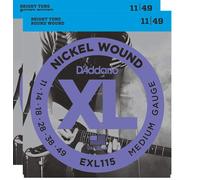 D'ADDARIO EXL115 Electric Guitar Strings 011/049 Muta Corde Made in USA - 2 SET