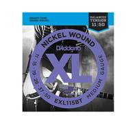 D'Addario EXL115BT Nickel Wound Electric Guitar Strings Balanced Tension Medi...