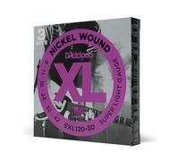 D'Addario EXL120-3D Super Light 3 Set Corde x Chitarra Elettrica 09-42