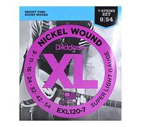 D'Addario EXL120-7 Corde Chitarra Elettrica