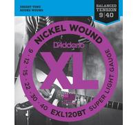 D'Addario EXL120BT Nickel Wound Electric Guitar Strings 09-40 Corde per chita...