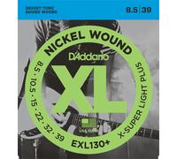 D'Addario Corde Chitarra Elettrica - EXL130+ - Set Corde per Chitarra Elettrica per Ferita Nichel - 6 Corde - Extra Super Light Plus, 8.5-39 - 1-Paccetto