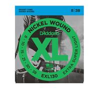 D'Addario EXL130 Nickel Wound Electric Guitar Strings Extra-Super Light 08-38...