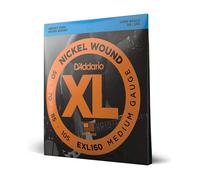 D'Addario EXL160 Medium 50-105 Corde per Basso Bright Tone Round Wound