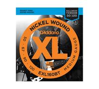 D'Addario EXL160BT Nickel Wound Bass Guitar Strings Balanced Tension Medium 5...