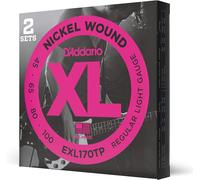 D'ADDARIO EXL170 TP REGULAR 45-100 BOX 2 SET CORDE LONG SCALE x BASSO ELETTRICO
