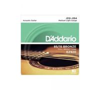 D'ADDARIO EZ920 CORDIERA PER CHITARRA ACUSTICA 012 054
