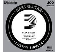 D'Addario FXB100T Flexsteels Tapered Corda Singola per Basso Elettrico, Diametro 0,100