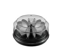 D'Addario Porta plettri 360, custodia per fino a 12 plettri, coperchio trasparente, regalo per musicisti