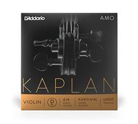 D'Addario Kaplan Amo - Singola corda Re per violino, scala 4/4, tensione leggera