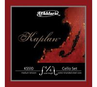 D'Addario Kaplan KS5104/4M-B10 - Set per violoncello 10 pezzi, 4/4 m