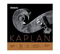D'Addario Kaplan Solo - Singola corda Re (Est.) per contrabbasso, scala 3/4, tensione media
