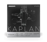 D'Addario Kaplan Vivo - Singola corda Mi per violino, scala 4/4, tensione media