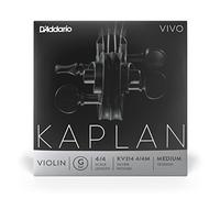 D'Addario Kaplan Vivo - Singola corda Sol per violino, scala 4/4, tensione media