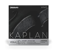 D'Addario Kaplan Vivo Viola C Corda, scala corta, tensione media