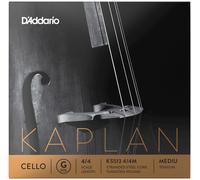 Corda singola SOL D'Addario Kaplan per violoncello, scala 4/4, tensione media