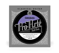 D'Addario LCX-3B Pro-Arte - Corde avvolte in rame placcato argento e leggermente lucidate con anima in materiale composito per chitarra classica, metà muta, tensione extra alta
