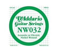 D'ADDARIO NW032 CORDA SINGOLA PER CHITARRA ACUSTICA/ELETTRICA
