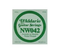 D'Addario Corda singola NW042 - Nickel Wound .042 per chitarra acustica/elettrica