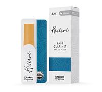 D'Addario Organic Reserve Bass Ance Clarinetto - Ance per Clarinetto - La prima e unica Ancia Biologica - 3.0 La Forza, 10 Pacchetto