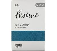 D'Addario Organic Reserve Bb Ance Clarinetto - Ance per Clarinetto - La prima e unica Ancia Biologica - 3.0 La Forza, 10 Pacchetto
