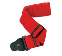 D'Addario Padded Guitar Strap - Guitar Accessories - Electric Guitar Strap, Acoustic Guitar Strap, Acoustic Electric Guitar Strap & Bass Guitar Strap - Woven - Red - 3" Wide