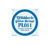 D'Addario Corda singola per chitarra PL011 – Acciaio liscio .011 – Per acustica o elettrica