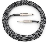 Planet Waves D'Addario Custom Series - Cavo intrecciato per strumenti, grigio, 4,5 m