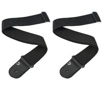 D'Addario Planet Waves PWS100 Tracolla per Chitarra, in Polipropilene, Nero (Confezione da 2)