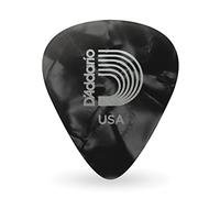 D'Addario Plettri Chitarra - Plettro Chitarra - Guitar Picks - Nero - Leggero - 25-Pacchetto
