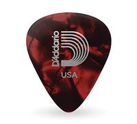 D'Addario Plettri Chitarra - Plettro Chitarra - Guitar Picks - Rosso - Pesante - 25-Pacchetto