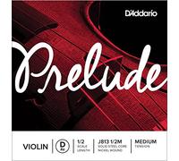 D'Addario Prelude Violino a Corda Singola - D Stringa - 1/2 Scala - Tensione Media - J813 1/2M - 1 Stringa