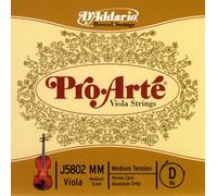 D'Addario Pro-Arté J5802MM-B10 Viola D Med 10 Blk