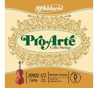 D'Addario Pro-Arté J59021/2M-B10 - Violoncello 10Blk D 1/2 Med