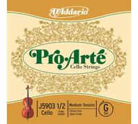 D'Addario Pro-Arté J59031/2M-B10 - Violoncello 10Blk G 1/2 Med
