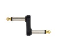 D'Addario PW-P047B Adattatore Piegato Planet Waves con Jack Mono Maschio di 6.35 mm