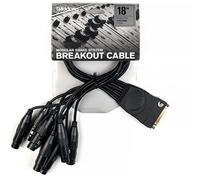 D'Addario PW-XLRFB-01 Cavo Breakout Planet Waves Modular Snake con Connettori XLR Femmina