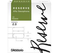 D'Addario Reserve - Ance per sax alto, durezza 2.0; confezione da 10 - NUOVO