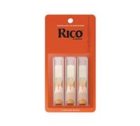 D'Addario RIA0320 Confezione da 3 ance Rico per sassofono soprano, durezza 2,0
